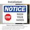 Signmission Safety Culture Sign, 5 in Width, Vinyl Decal, Rectangle OS-2PACK-NS-D-35-L-16866 - alternate 5